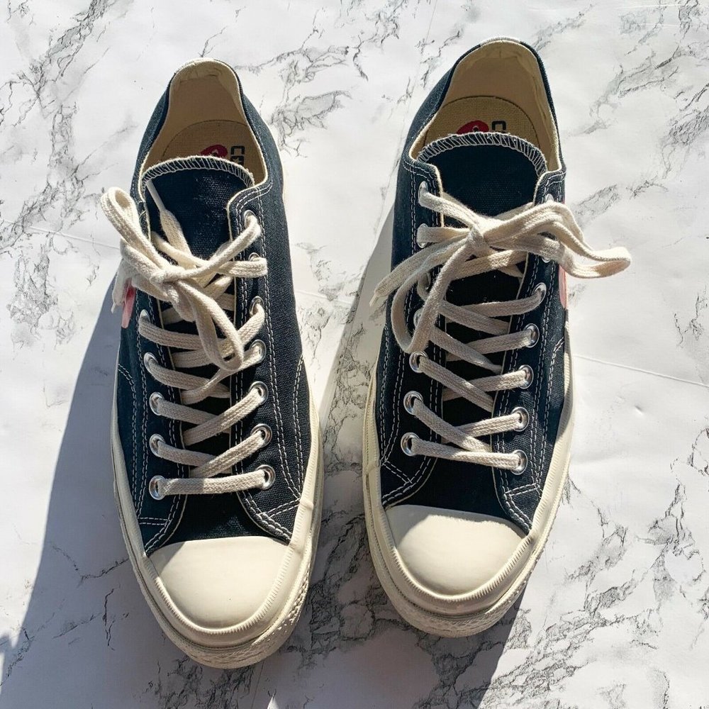 Converse Comme Des Garcons Play LaceUp Sneakers 10 - Picture 2 of 10